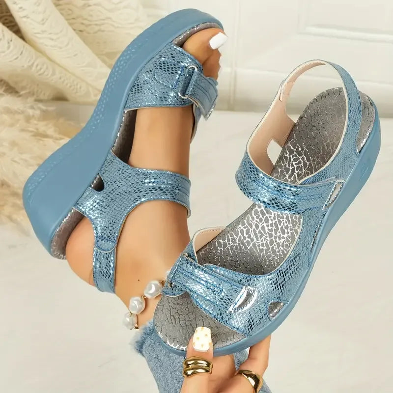 Women’s Adjustable Strap Comfort Platform Sandals