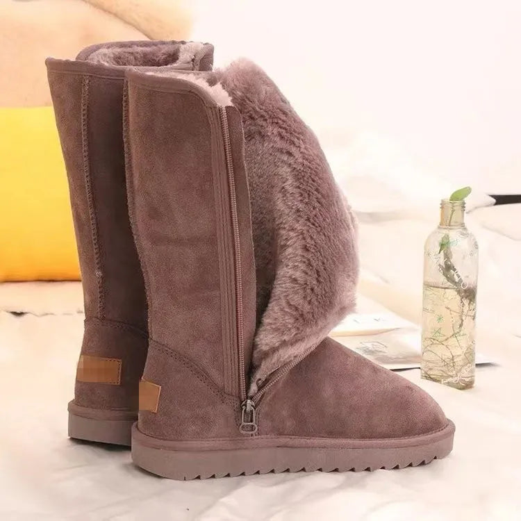 Women’s Plush-Lined Thick Sole Winter Snow Boots
