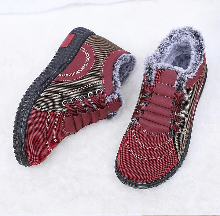 Women’s Fleece-Lined Winter Comfort Cotton Shoes