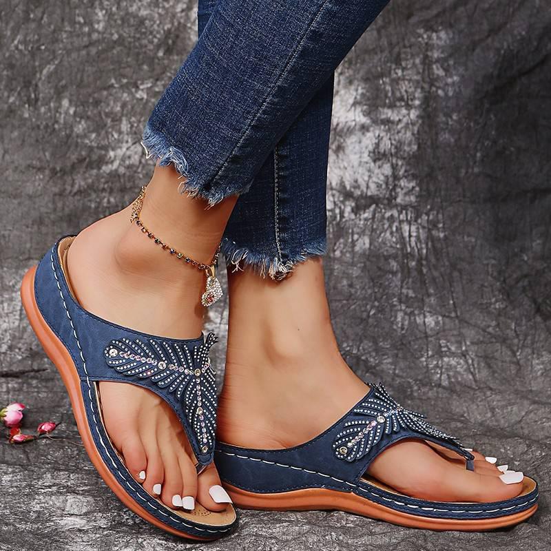 Summer Women's Casual Slippers with Buckle