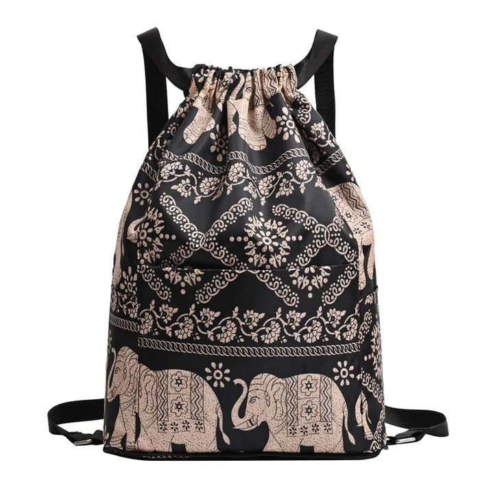 Foldable Drawstring Sports Backpack