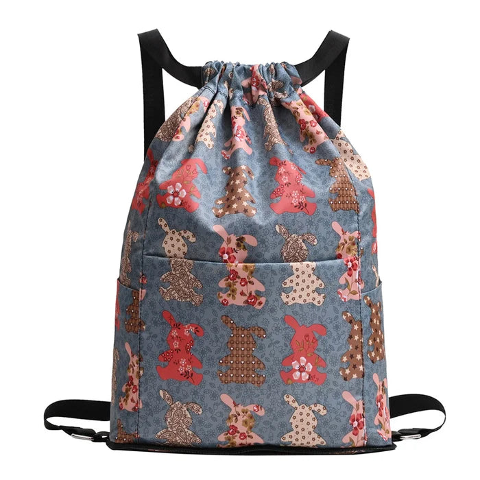 Foldable Drawstring Sports Backpack