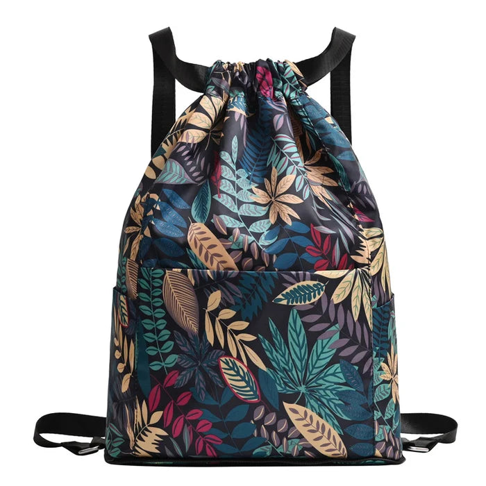 Foldable Drawstring Sports Backpack