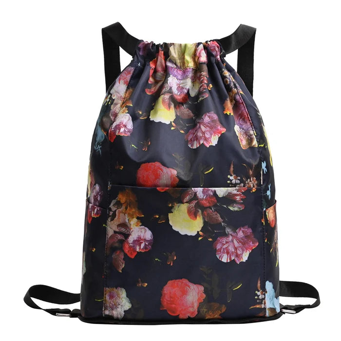 Foldable Drawstring Sports Backpack