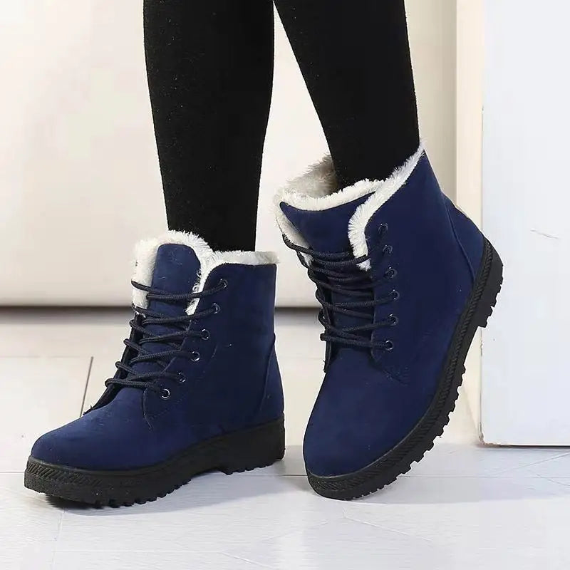 Women's Winter Lace-Up Snow Boots