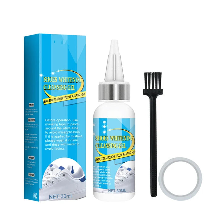 Shoe whitening cleaning gel