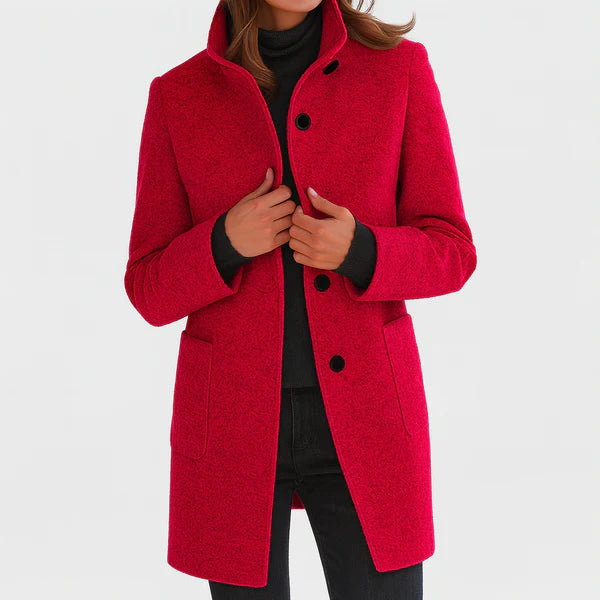 Women's Elegant Wool Winter Coat