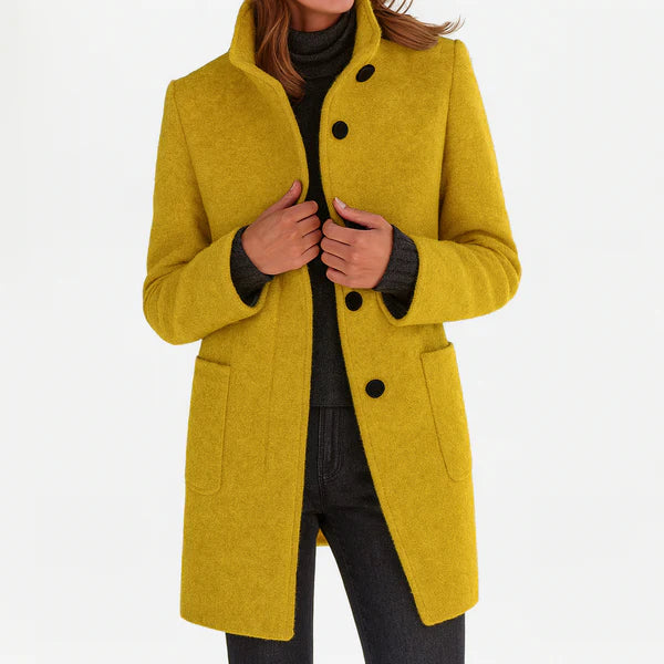 Women's Elegant Wool Winter Coat