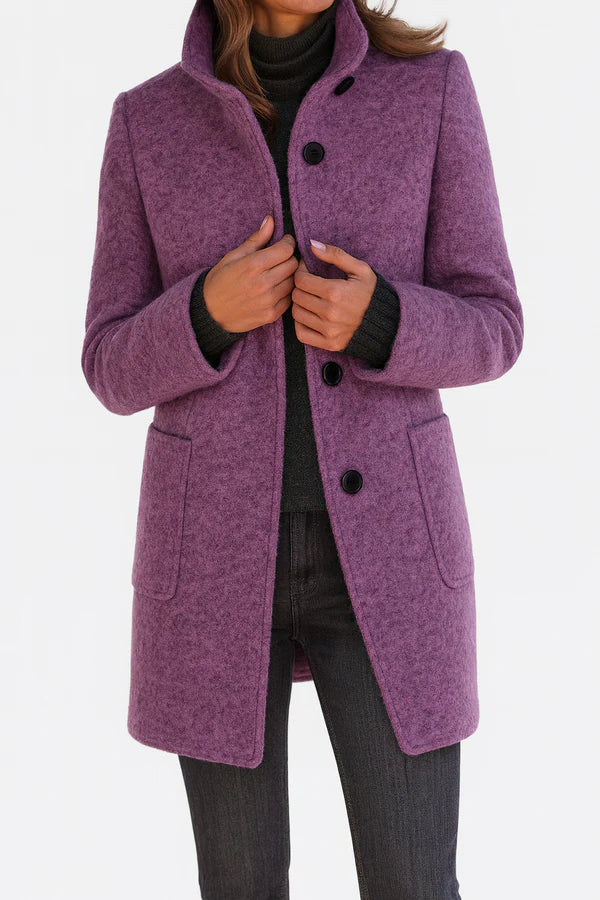 Women's Elegant Wool Winter Coat
