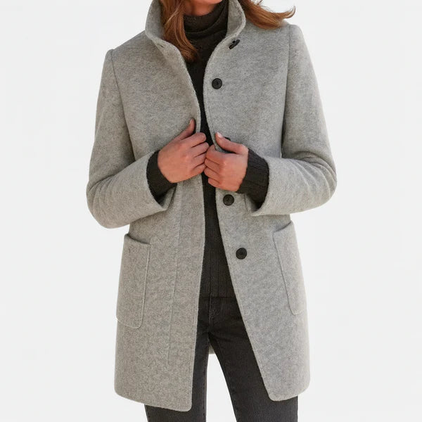 Women's Elegant Wool Winter Coat