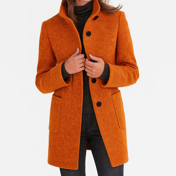 Women's Elegant Wool Winter Coat