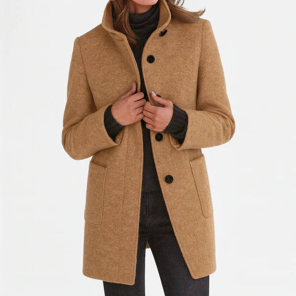 Women's Elegant Wool Winter Coat