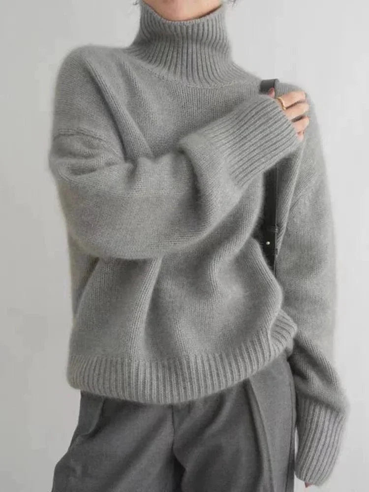 Oversized Turtleneck Sweater