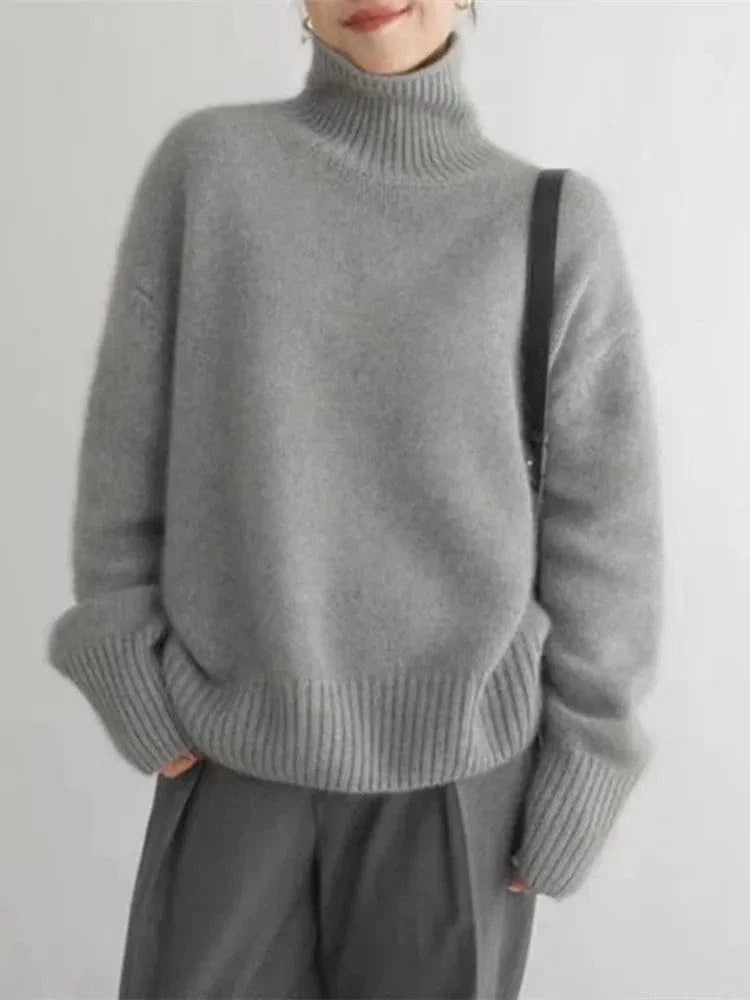 Oversized Turtleneck Sweater