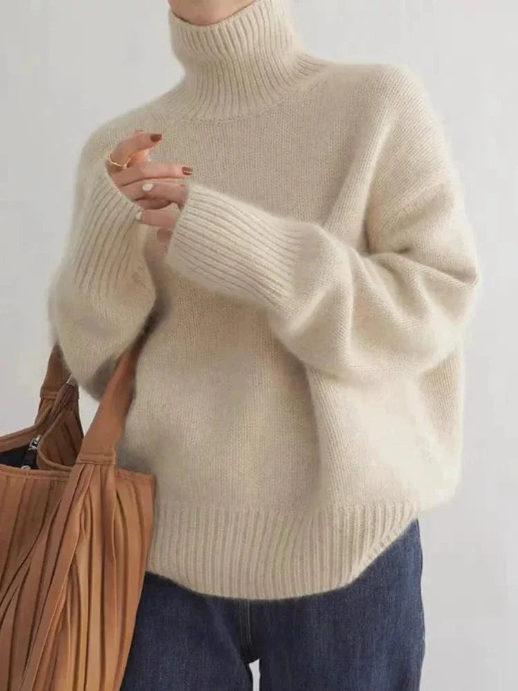 Oversized Turtleneck Sweater