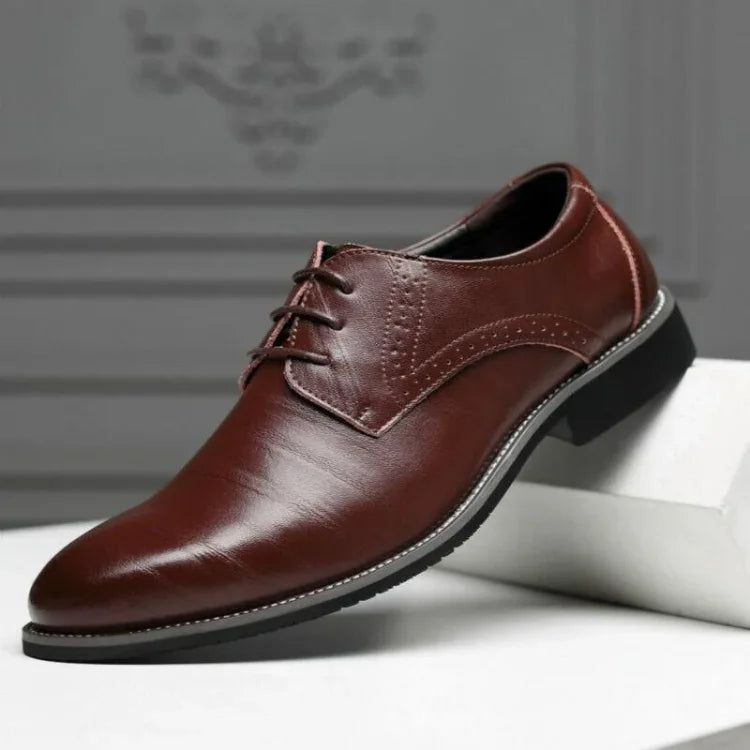 Men's Italian Genuine Leather Oxford Shoes