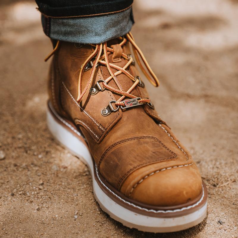 Men’s Side-Zip Composite Toe Goodyear Welt Work Boots