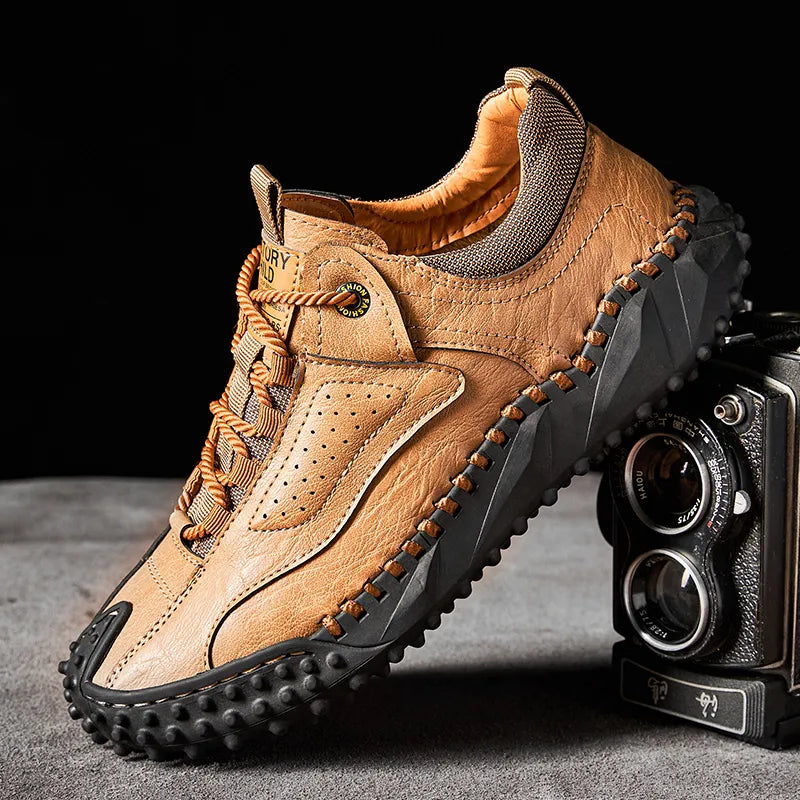 Men’s Vintage Leather Hiking Shoes