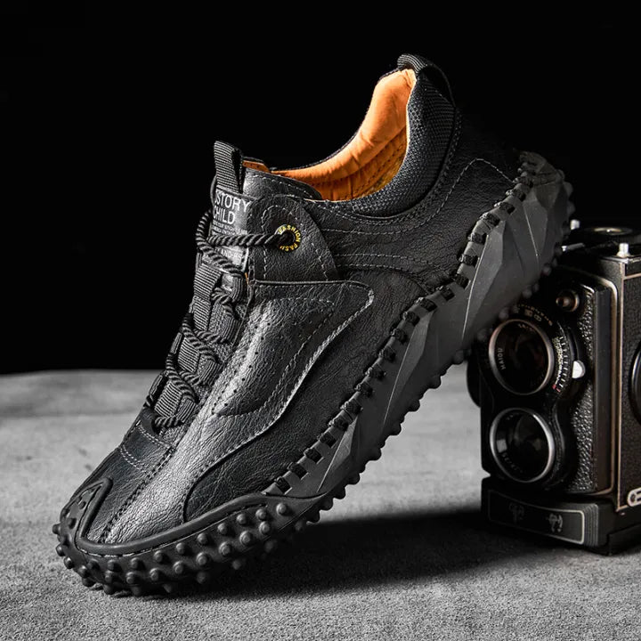 Men’s Vintage Leather Hiking Shoes