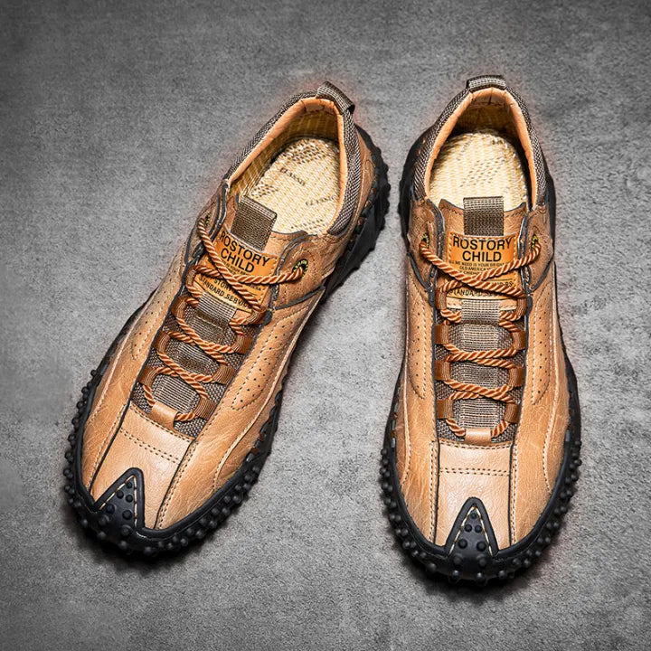 Men’s Vintage Leather Hiking Shoes