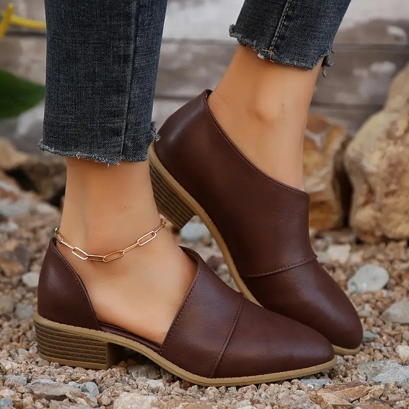 Women’s Chunky Heel Ankle Boots