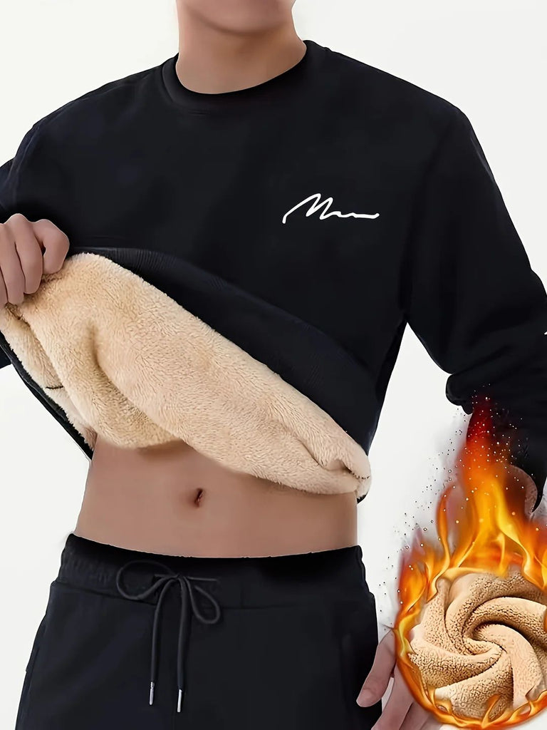 MEN'S THERMAL FLEECE SWEATSHIRT