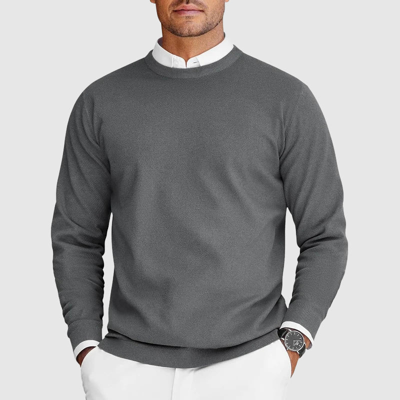 Men's Long Sleeve Crew Neck Sweater