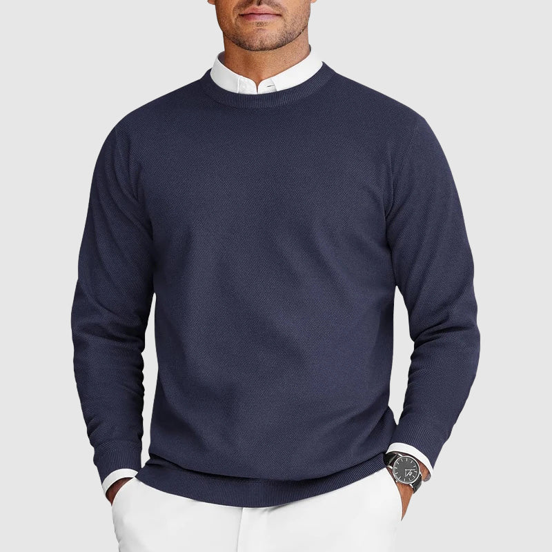 Men's Long Sleeve Crew Neck Sweater
