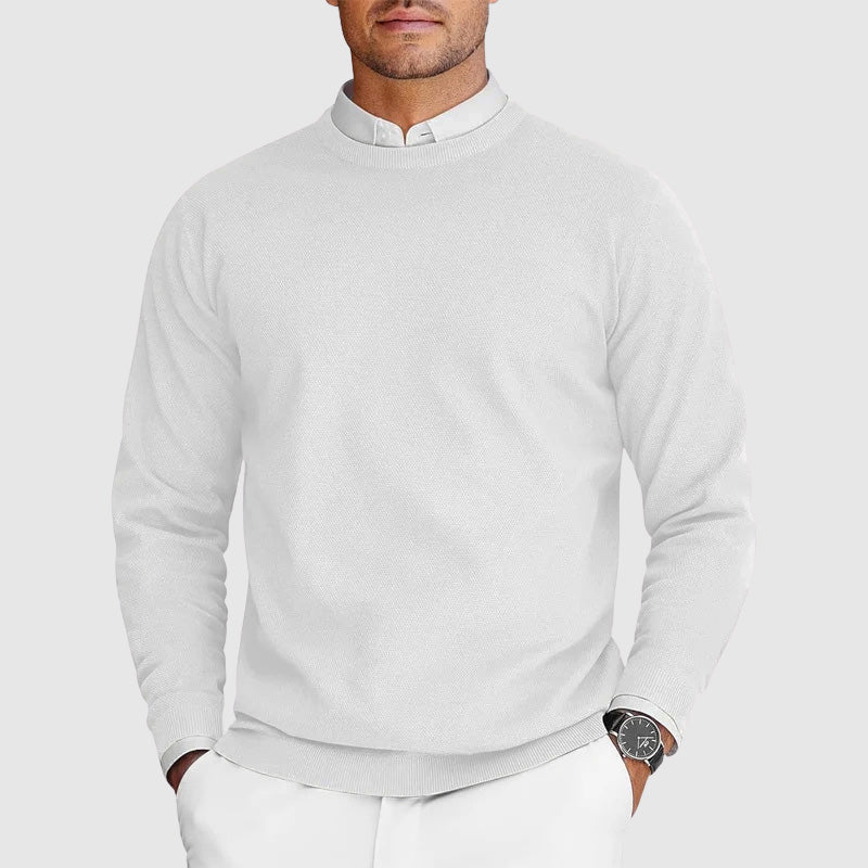 Men's Long Sleeve Crew Neck Sweater