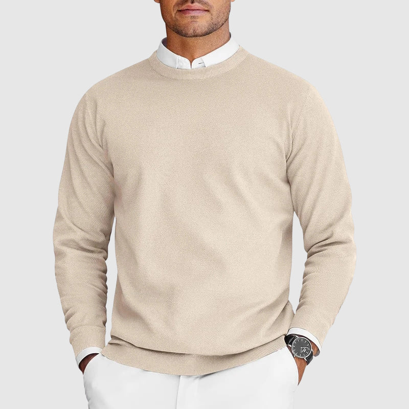 Men's Long Sleeve Crew Neck Sweater
