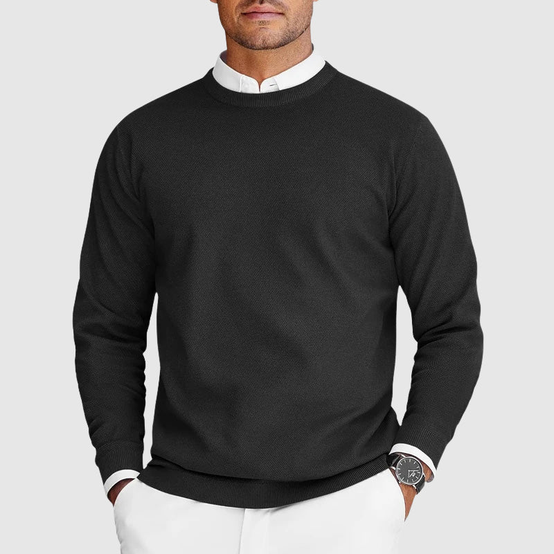 Men's Long Sleeve Crew Neck Sweater