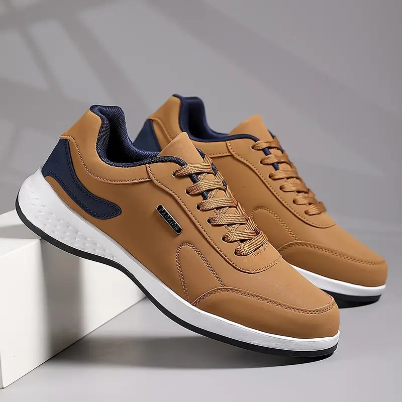 Men’s Casual Lace-Up Sneakers – Stylish & Comfortable for All Seasons