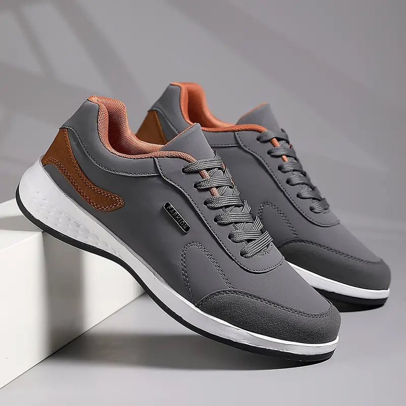 Men’s Casual Lace-Up Sneakers – Stylish & Comfortable for All Seasons