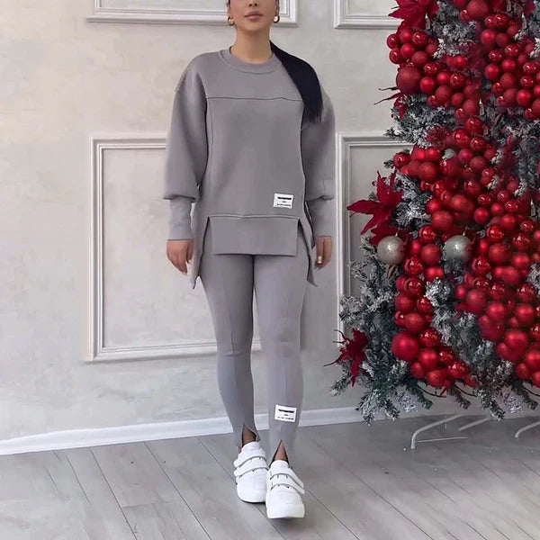 Women's casual sweatshirt and leggings set