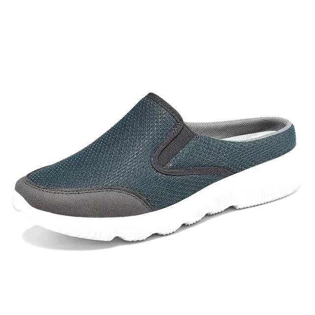 Women's Breathable Mesh Slip-On Mules – Casual & Wear-Resistant