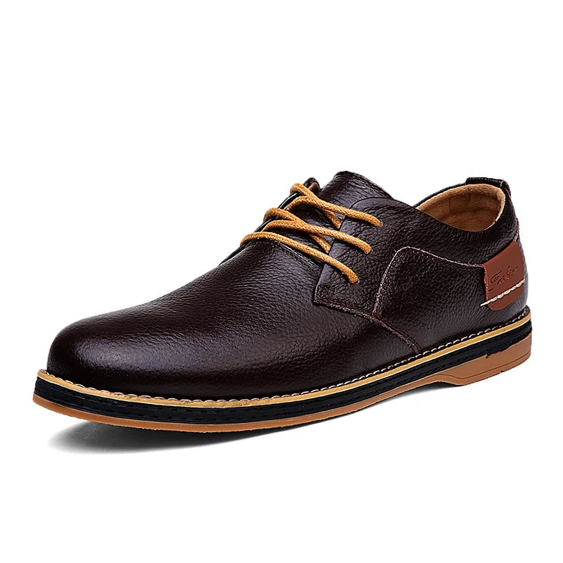 Grain Men's Leather Shoes