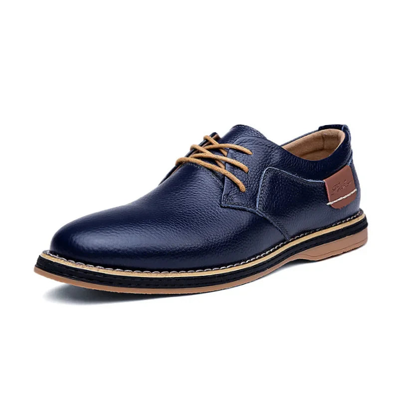 Grain Men's Leather Shoes