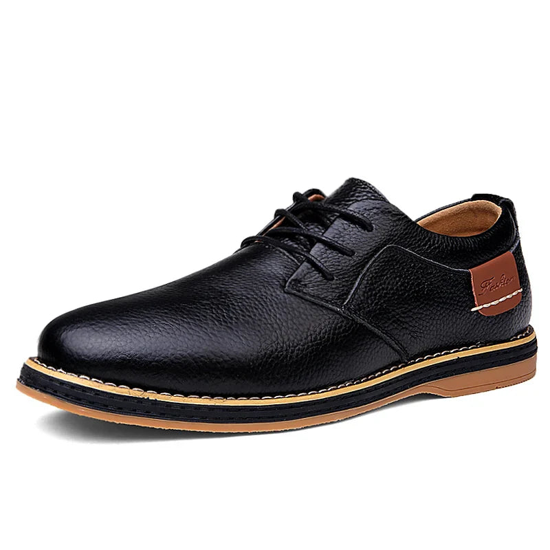 Grain Men's Leather Shoes