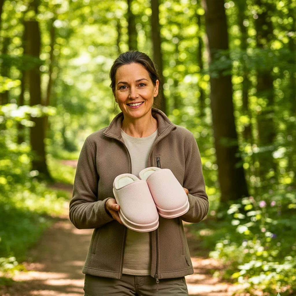 Ergonomic Plush-Lined Non-Slip Winter Slippers