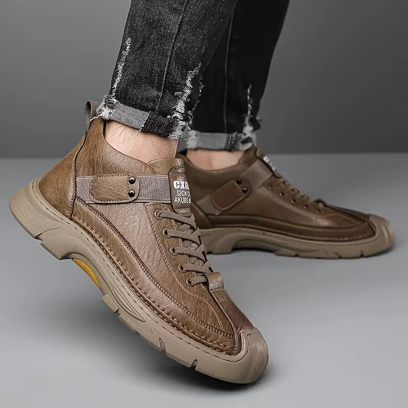 Men’s Orthopaedic Support Leather Comfort Boots