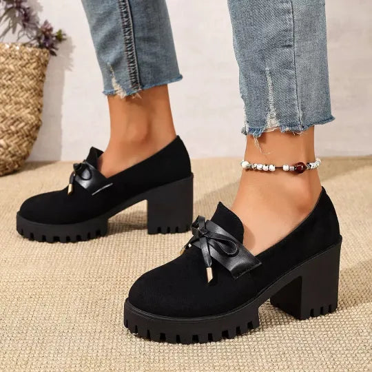 Women’s Supportive Chunky Heel Comfort Shoes