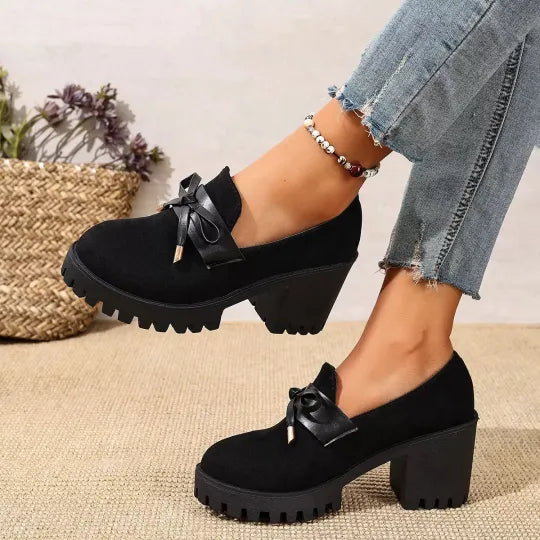 Women’s Supportive Chunky Heel Comfort Shoes