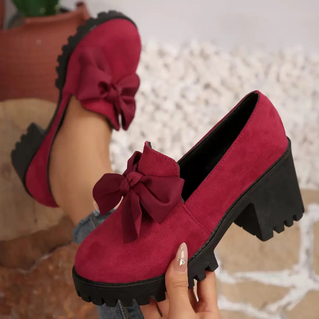 Women’s Supportive Chunky Heel Comfort Shoes