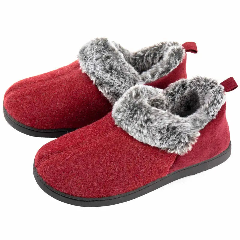 Women's Plush Fleece Slip-On Shoes