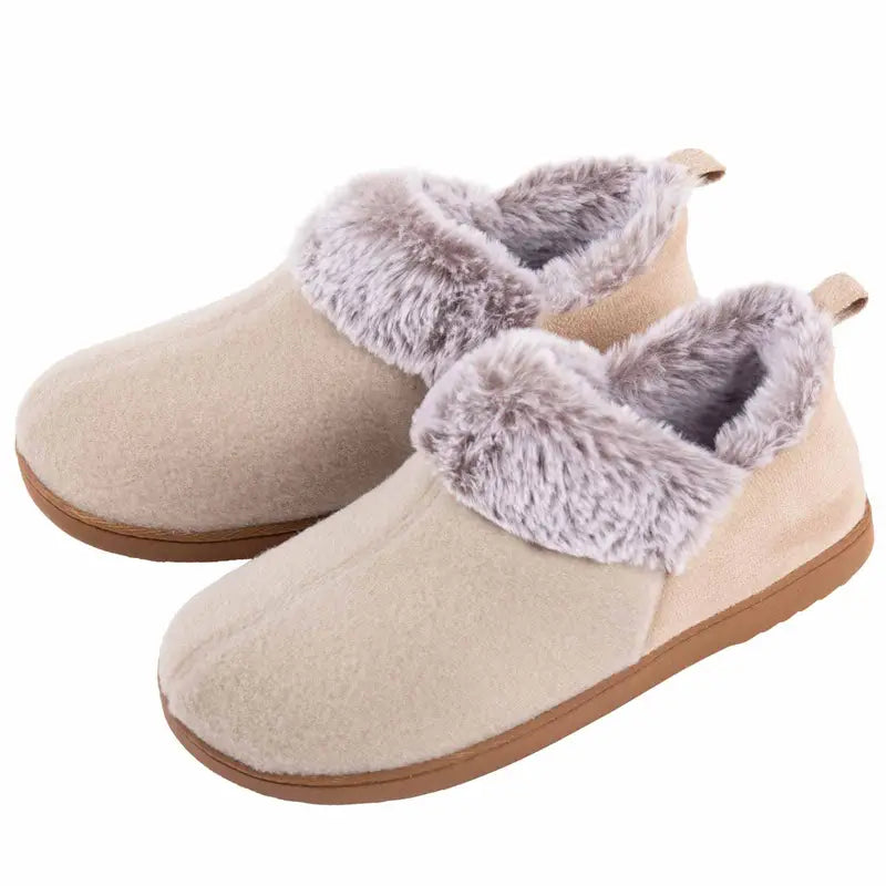 Women's Plush Fleece Slip-On Shoes