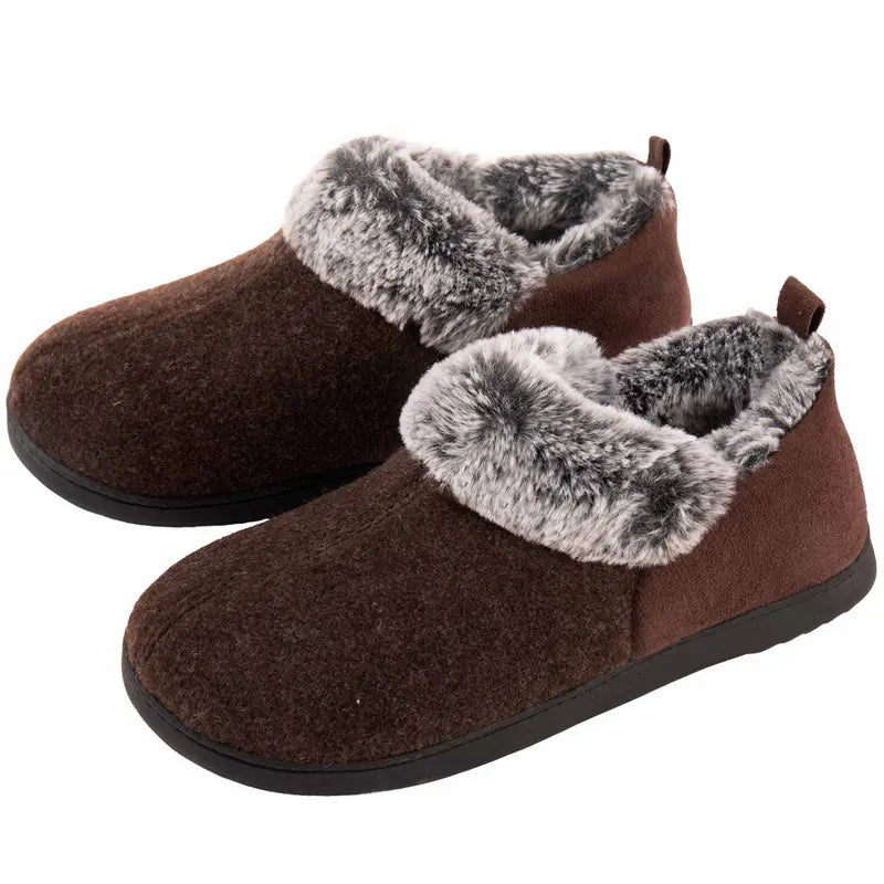 Women's Plush Fleece Slip-On Shoes