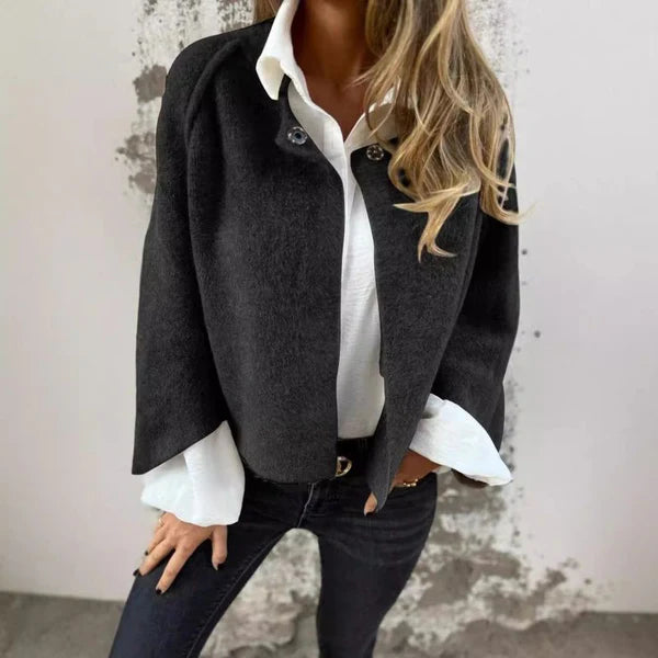 Women's fashion plain short jacket