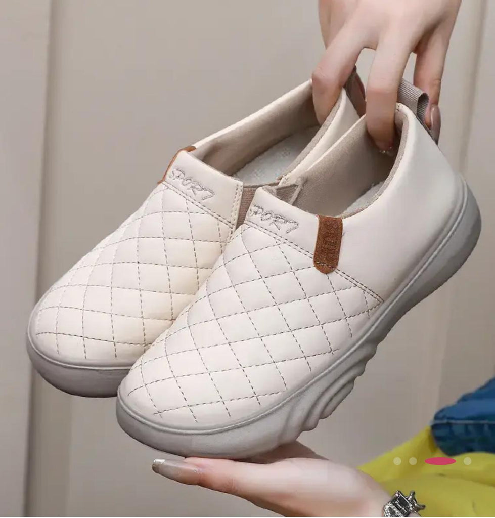 Thick Sole Non-Slip Leather Casual Shoes