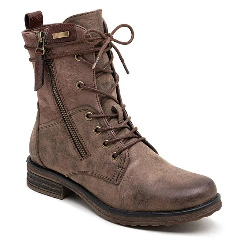 Women’s Warm Lined Lace-Up Winter Ankle Boots