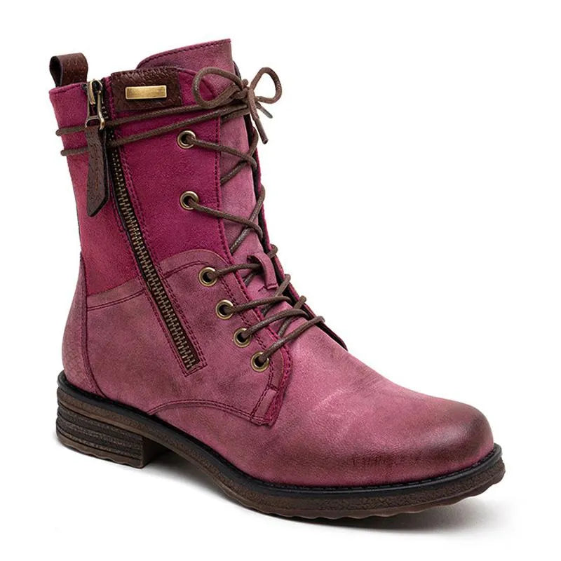 Women’s Warm Lined Lace-Up Winter Ankle Boots